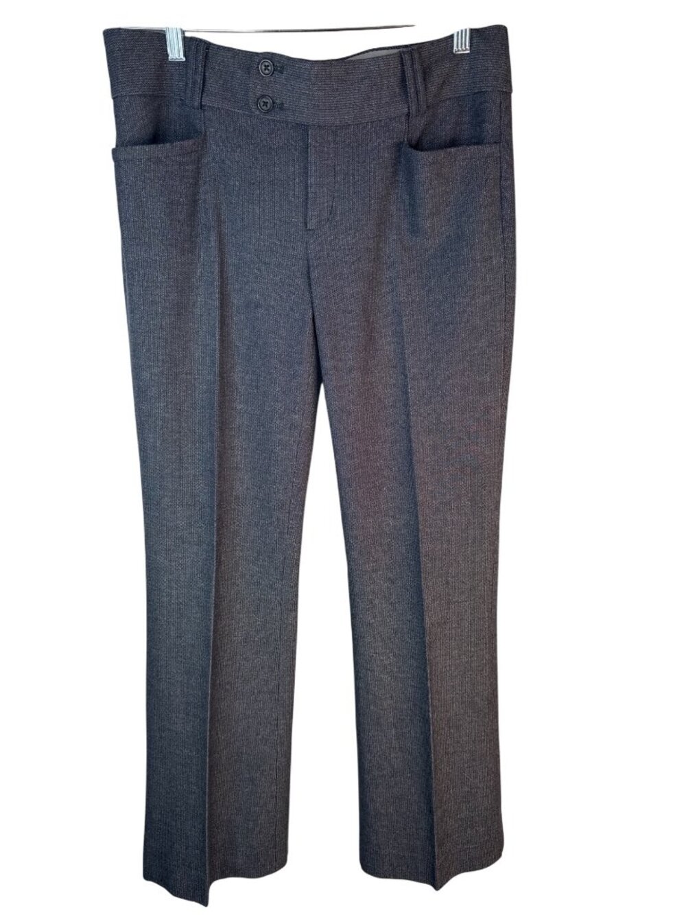 Banana Republic Size 10 Womens Sloan Fit Gray Stretch Dress Pants - Picture 10 of 14